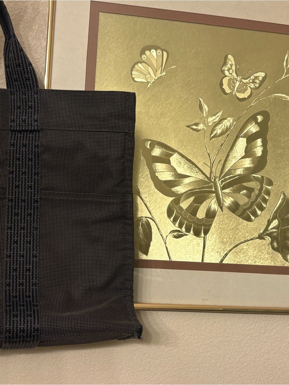 Hermes Canvas Tote Herline MM - Picture 3 of 14